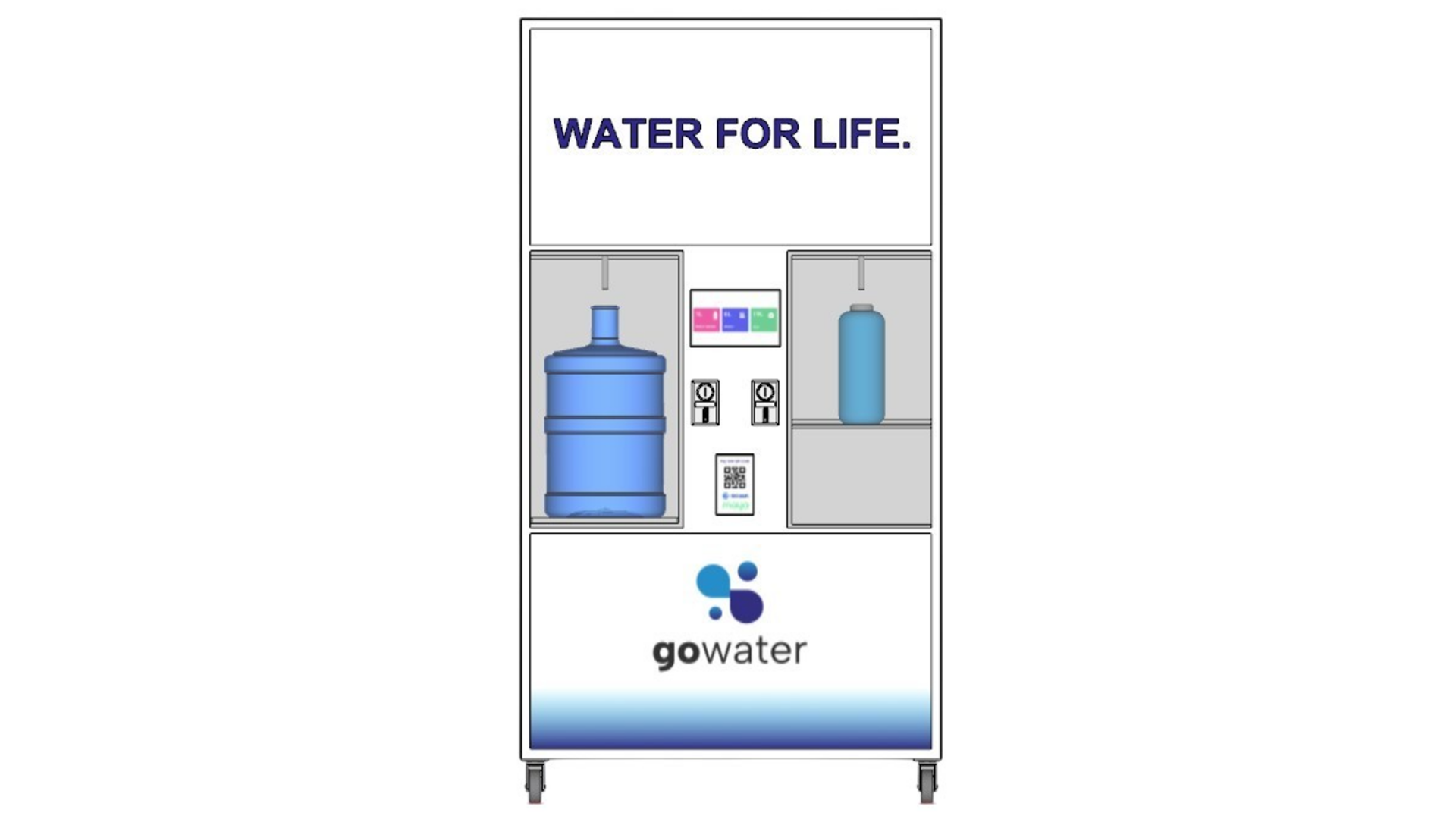 Go Water Vendo Machine with Cold Water